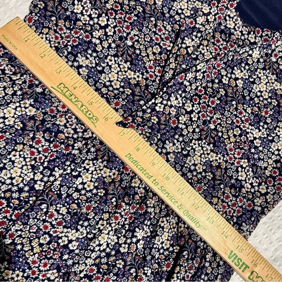 Esprit Floral Print Stretch Mini Dress, Lined size Medium - Picture 14 of 14